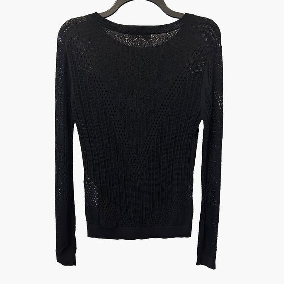 Maje Maelys Open-Knitwork Sweater, size 1 / S - Picture 3 of 5